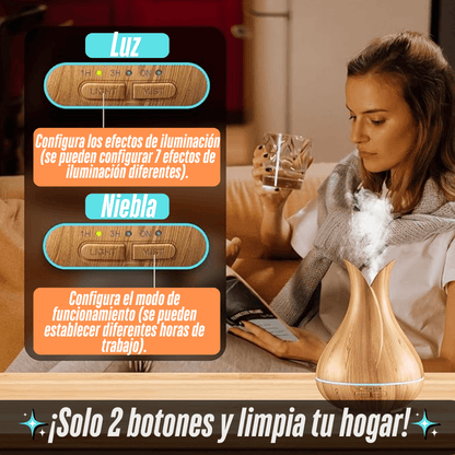 Humidificador de Madera